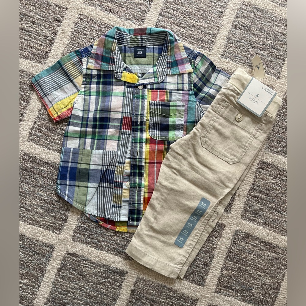 Baby Gap Pant and Shirt Set